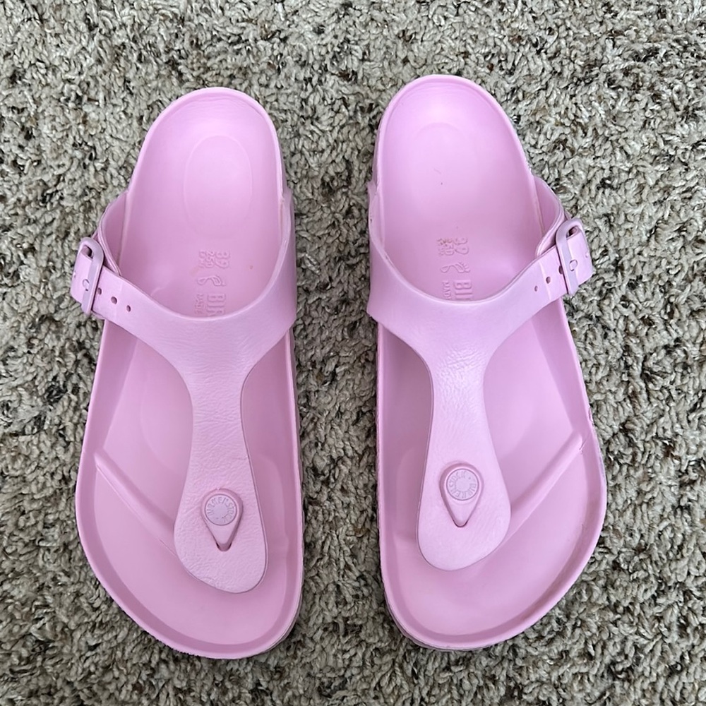 Birkenstock Pink Sandals Sz 39 (9)